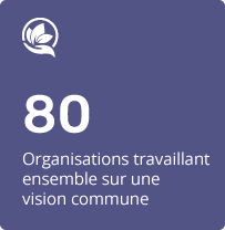 80 organisations travaillant ensemble sure une vision commune